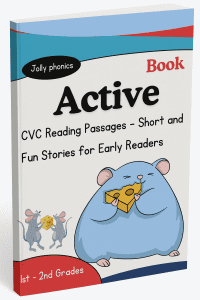 Jolly Phonics Active book CVC Reading Passages – Short and Fun Stories for Early Readers